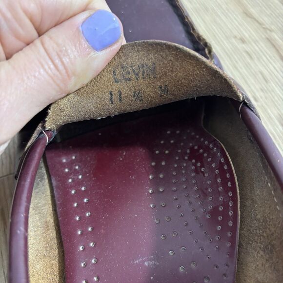 GH Bass & Co Shoes Mens 11.5 M Weejuns Penny Loafers Brown Slip On Burgundy - Picture 7 of 9